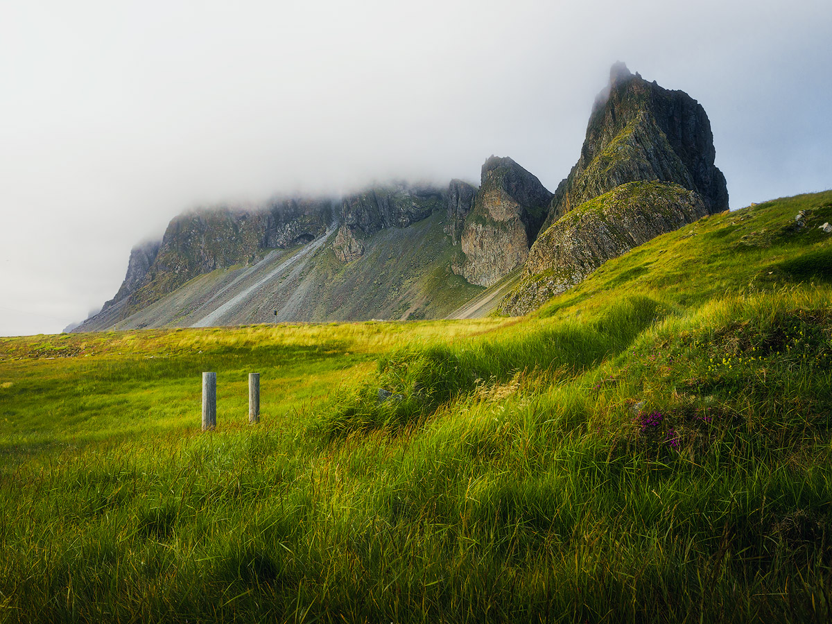 Mount Eystrahorn on Iceland.