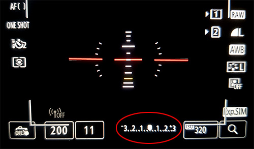 How to use the metering system on DSLR